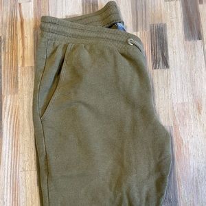 Olive H&M skinny sweatpants, size small